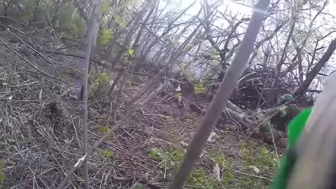 Footage of close combat between Ukrainian servicemen and Russian fighters south of Bakhmut.