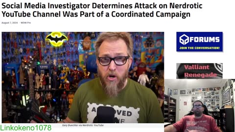 Social Media investigator gave update on Nerdrotic channel being attacked