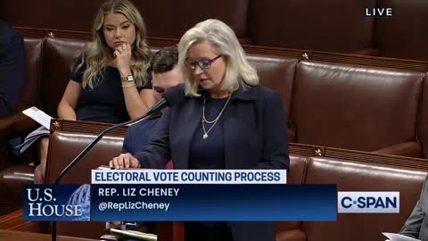 Rep. Liz Cheney Delivers Remarks On The Presidential Election Reform Act | September 21, 2022
