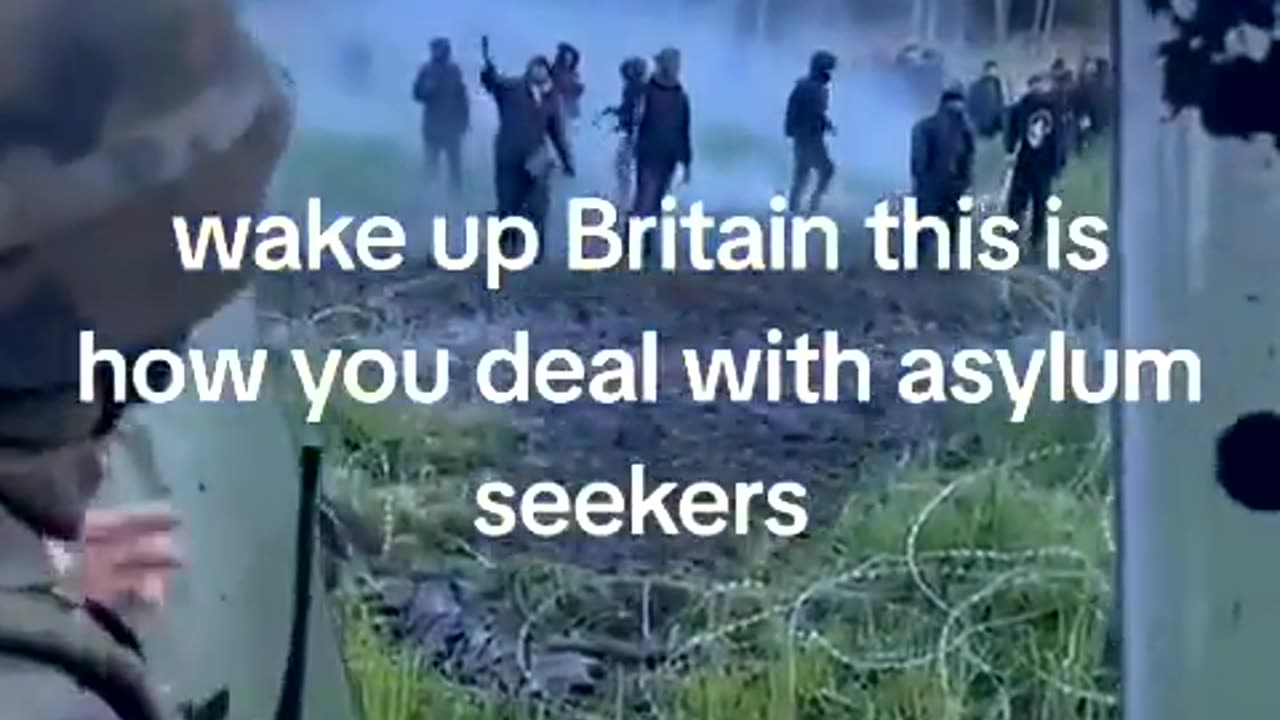 Polish border guards' tactics, countering violent illegal immigrants
