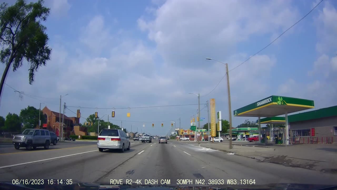 Drive From Ford Telegraph, Dbn; To St Nicholas Greek Orthodox Church, W Wattles, Troy, MI, 6/16/23