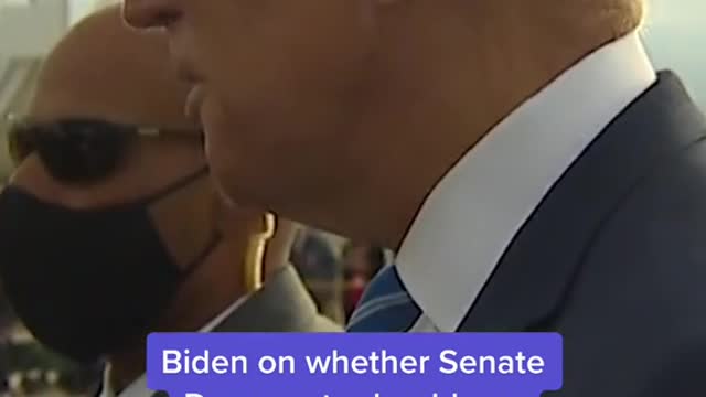 Biden on whether Senate Democrats should use reconciliation