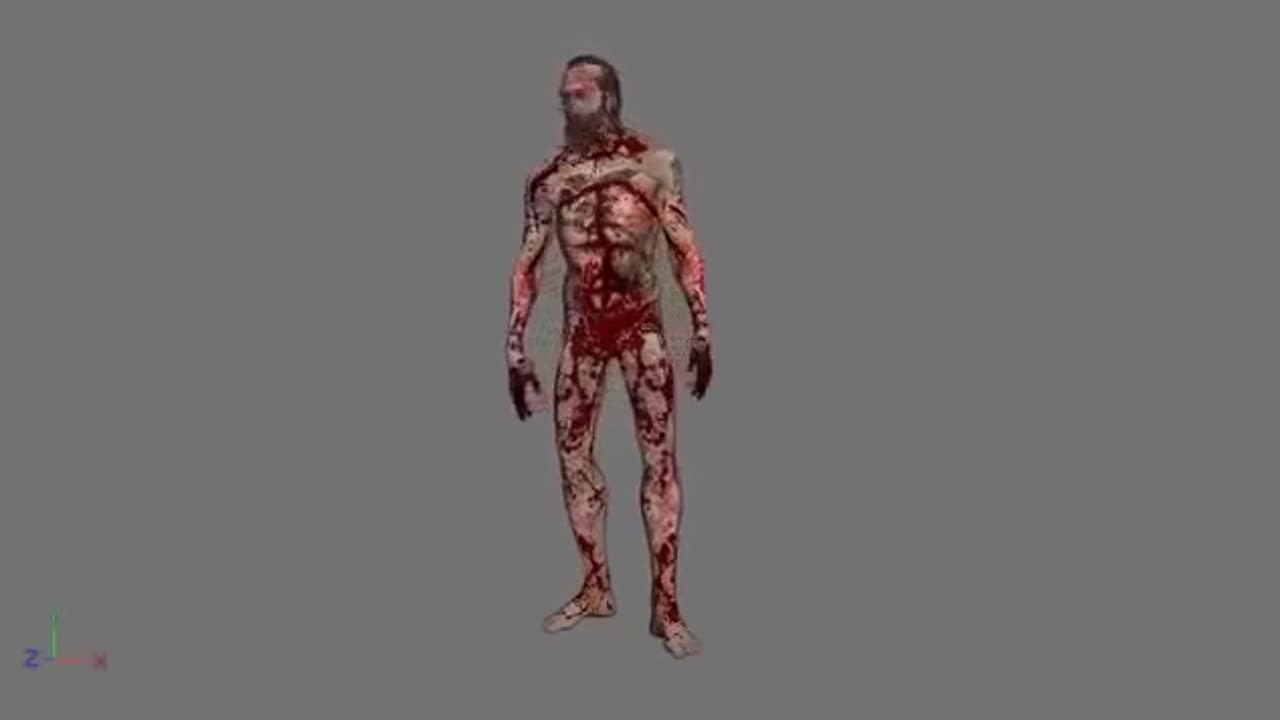 Outlast Whistleblower Cannibal + animations (.c4d)