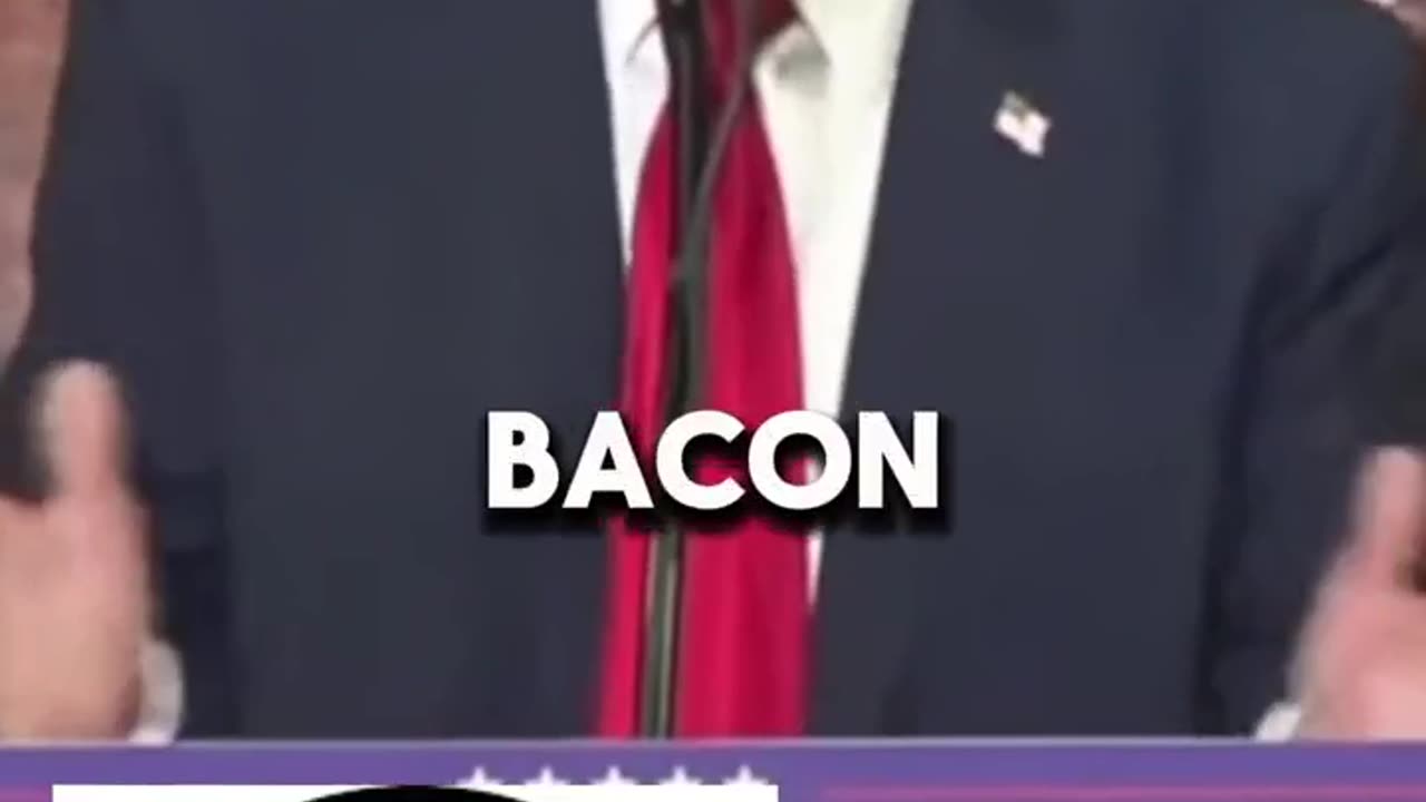 Donald Trump Says He Cannot Afford to Eat Bacon Anymore!