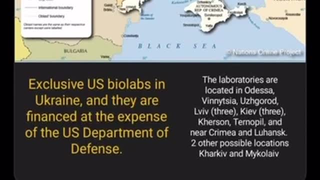 Ukraine Bio weapon Labs