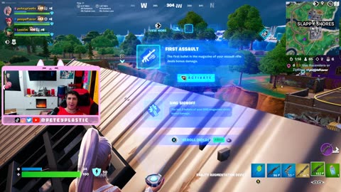 The Queen of rumble plays fortnite