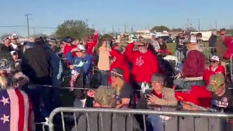 Look at the crowd in Waco. #MAGA