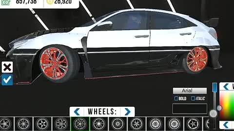 Honda civic type R..begginers design[car parking multiplayer](1)