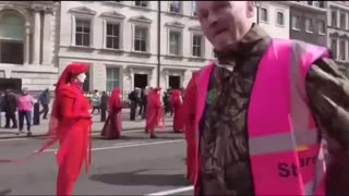 Extinction rebellion idiots called out for Satan worship