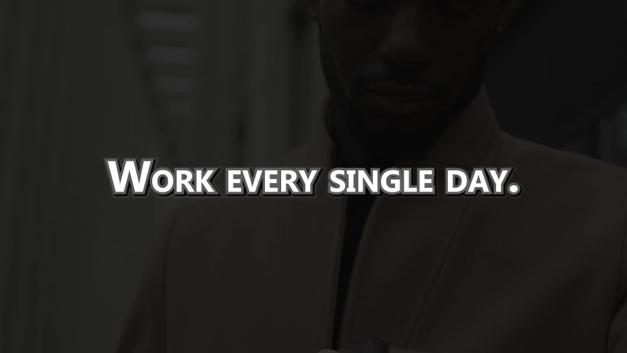 Be consistent.