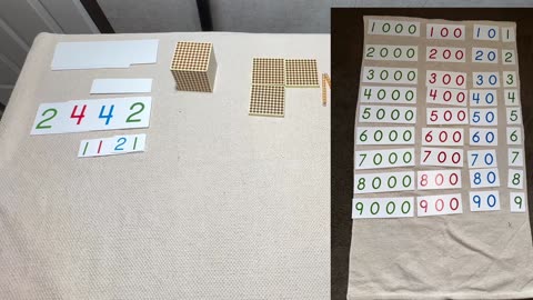 How To Present SUBTRACTION with the MONTESSORI Golden Beads! (aka Bank Game/Collective Exercises)