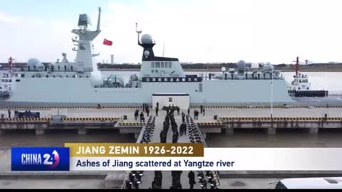 Ashes of Jiang Zemin scattered into sea