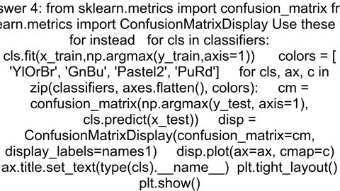 ImportError cannot import name 39plot_confusion_matrix39 from 39sklearnmetrics39