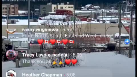 Whitehorse Yukon Truckers Convoy For Freedom Leaving #NoVaxxPass #NoMandatesEVER #trudeauMustGO