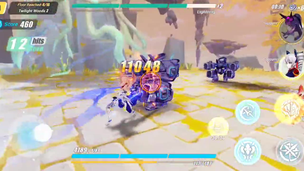 Honkai Impact 3rd - Elysian Realm Real Difficulty W/ Bright Knight: Excelsis Pt 2
