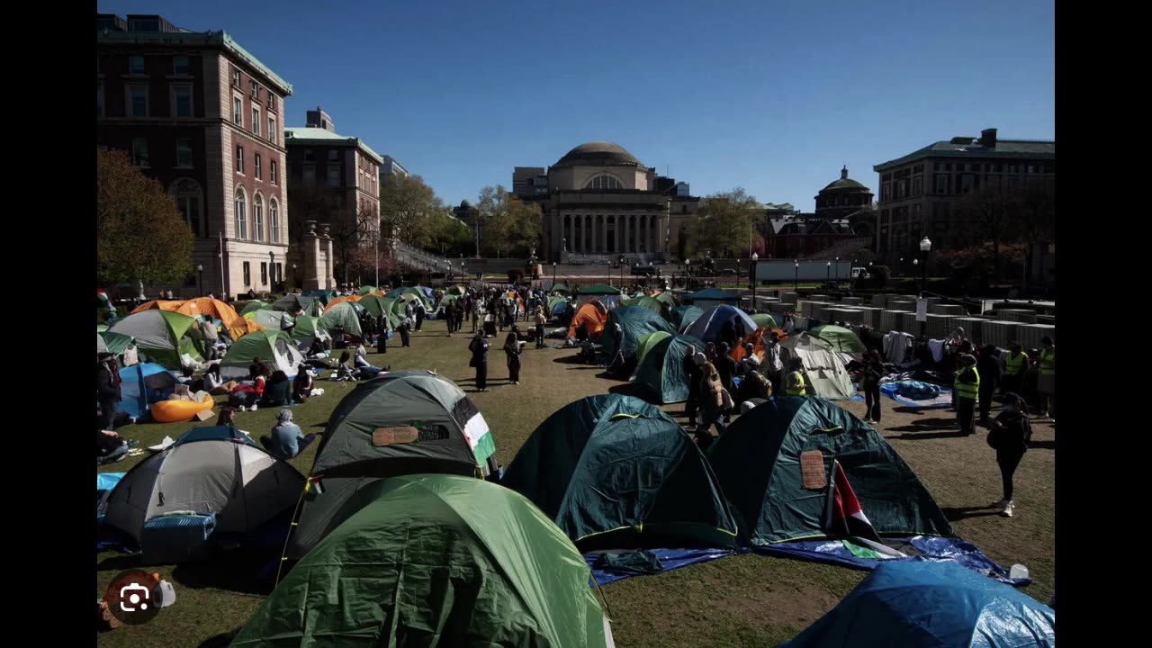 COLUMBIA'S STAGED PROTESTS FOR A STAGED WAR! THE GOVERNMENT PSYOP SPREADS TO COLLEGE CAMPUSES!