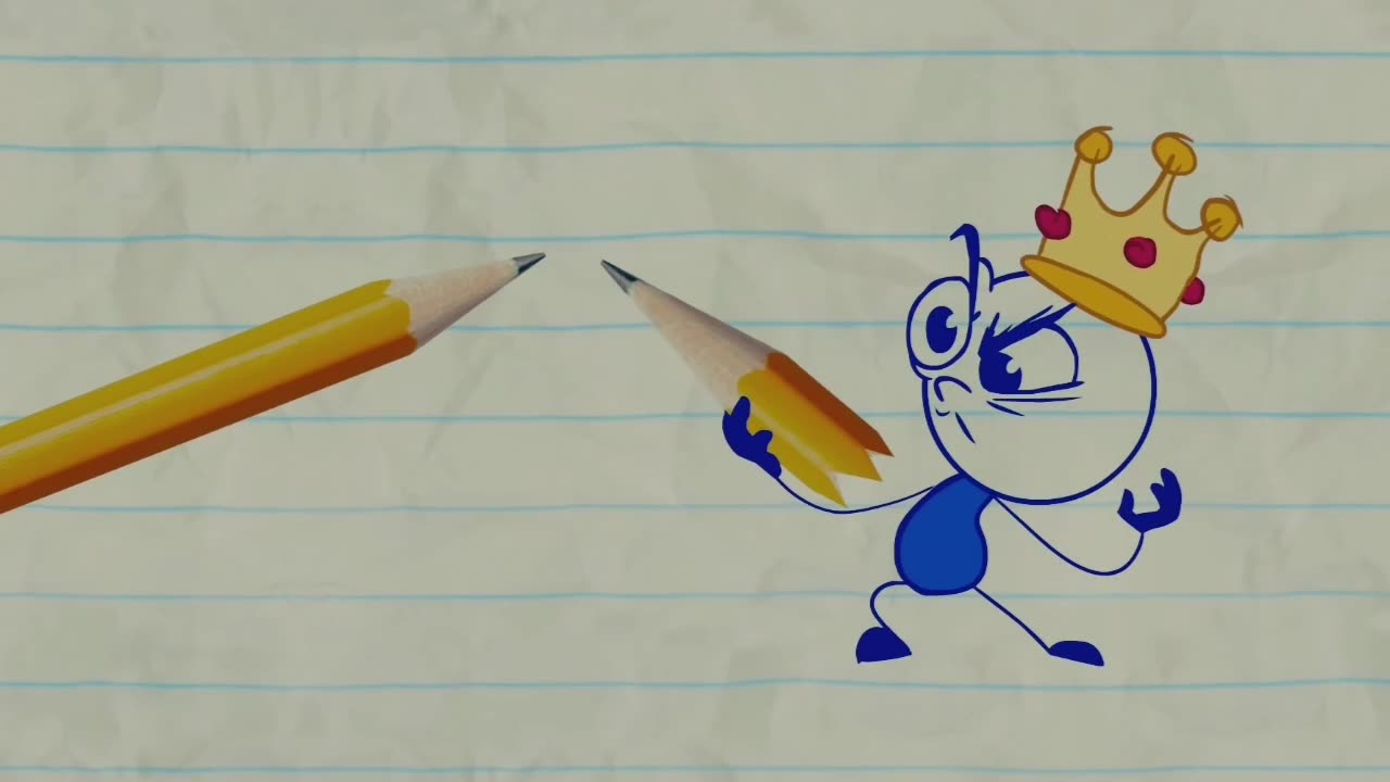 Turn That Crown Upside Down - Pencilmation | Animation | Cartoons | Pencilmation