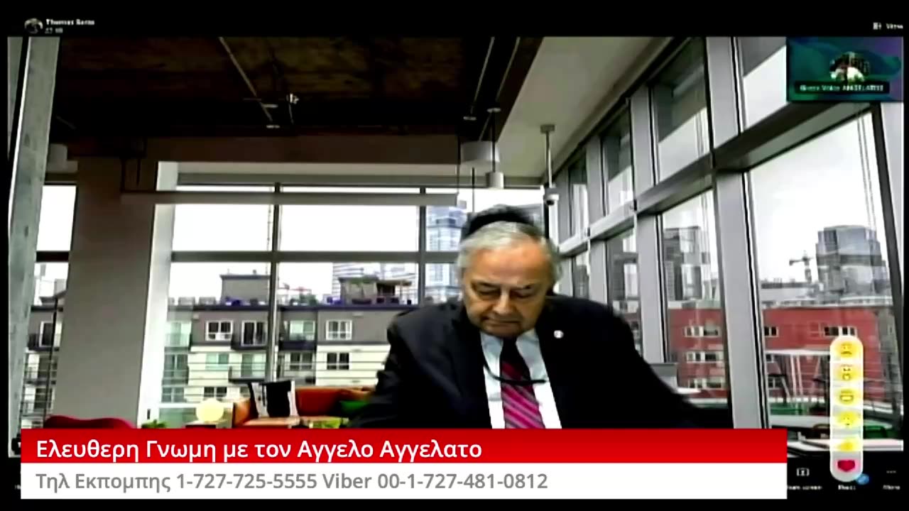 Ελευθερη Γνωμη με τον Αγγελο Αγγελατο σημερα Θωμας Σαρας Δεω 7 2023