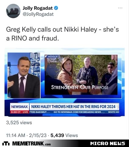Nikki Haley - RINO & fraud