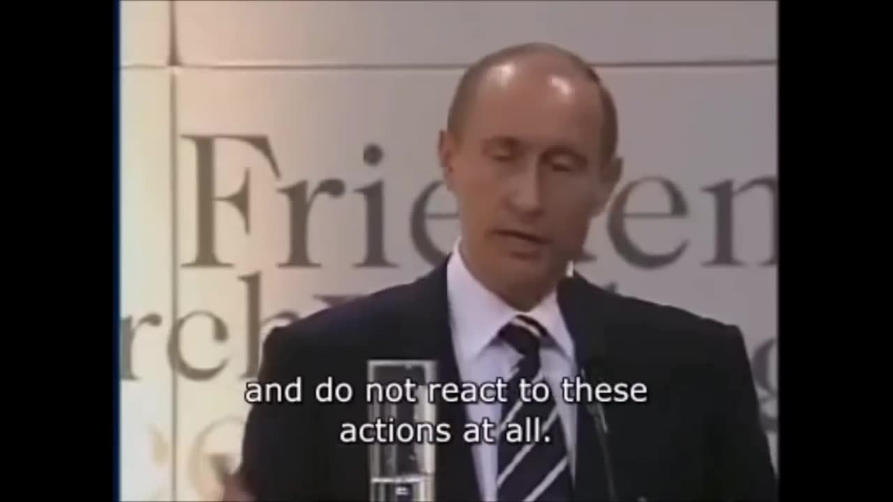 Putin Munich speech 2007, short.