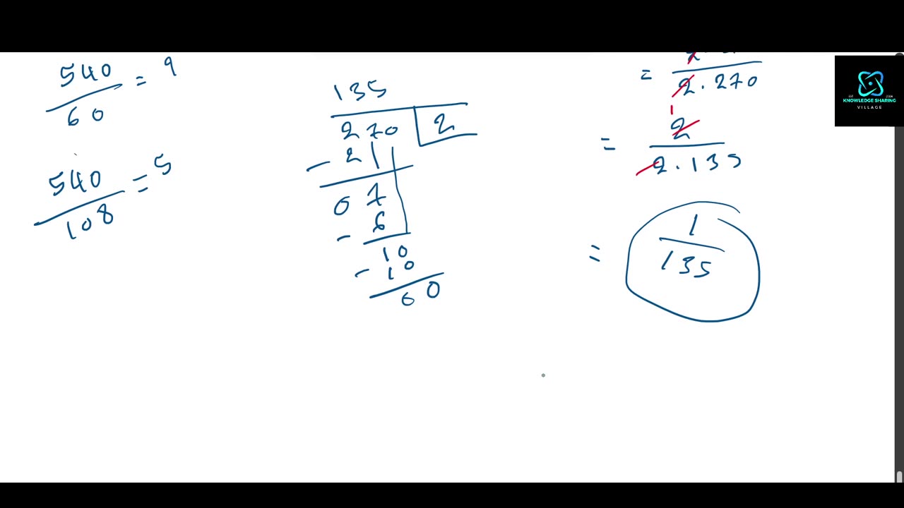 Subtraktion av rationella tal: Part 3: Exempler