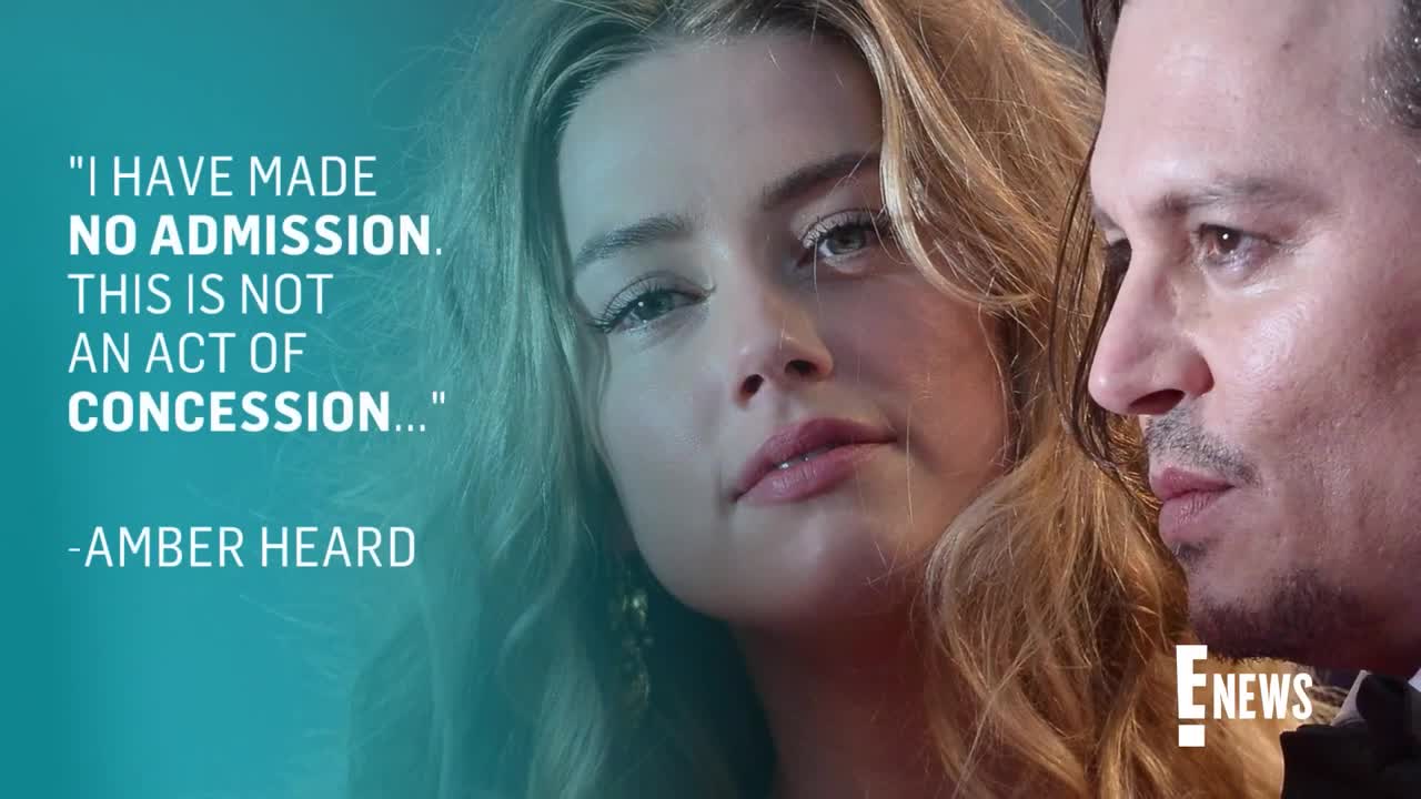 Amber Heard Agrees to Settle Johnny Depp Defamation Case _ E! News