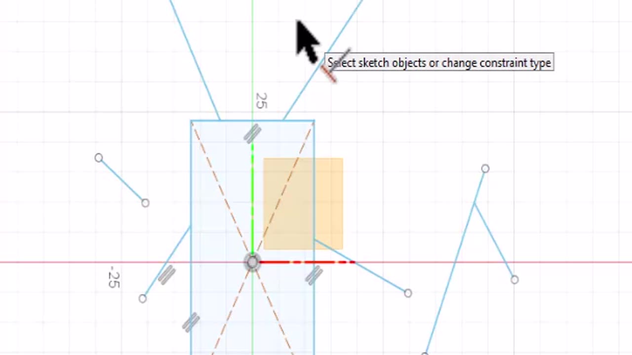 Fusion360: Perpendicular Constraint