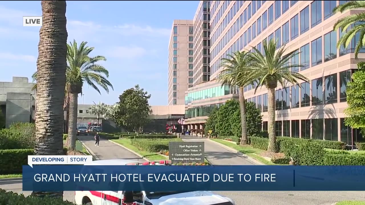 Fire at Grand Hyatt Hotel in Tampa sends 9 to the hospital