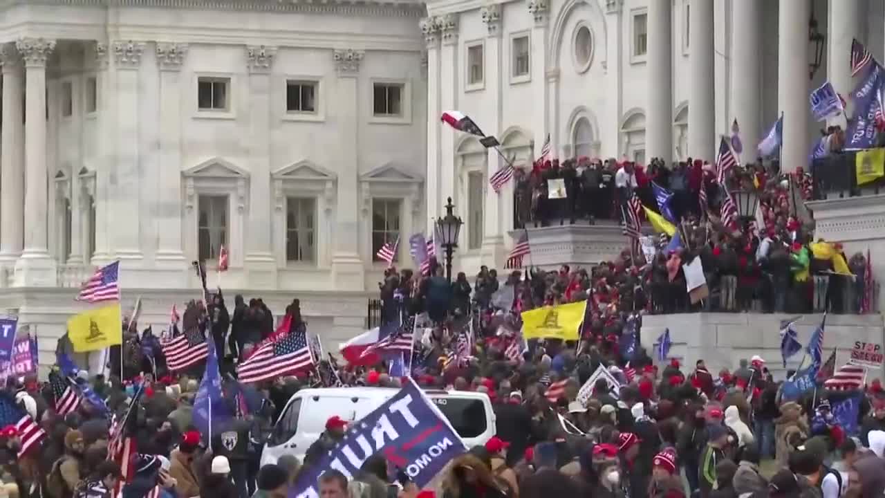 Trump supporters strom Capitol's steps;police evacuate Congress | AFP