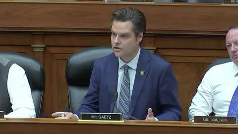 UFO HEARING | MATT GAETZ SPEAKS ON THE PHOTO HE SAW