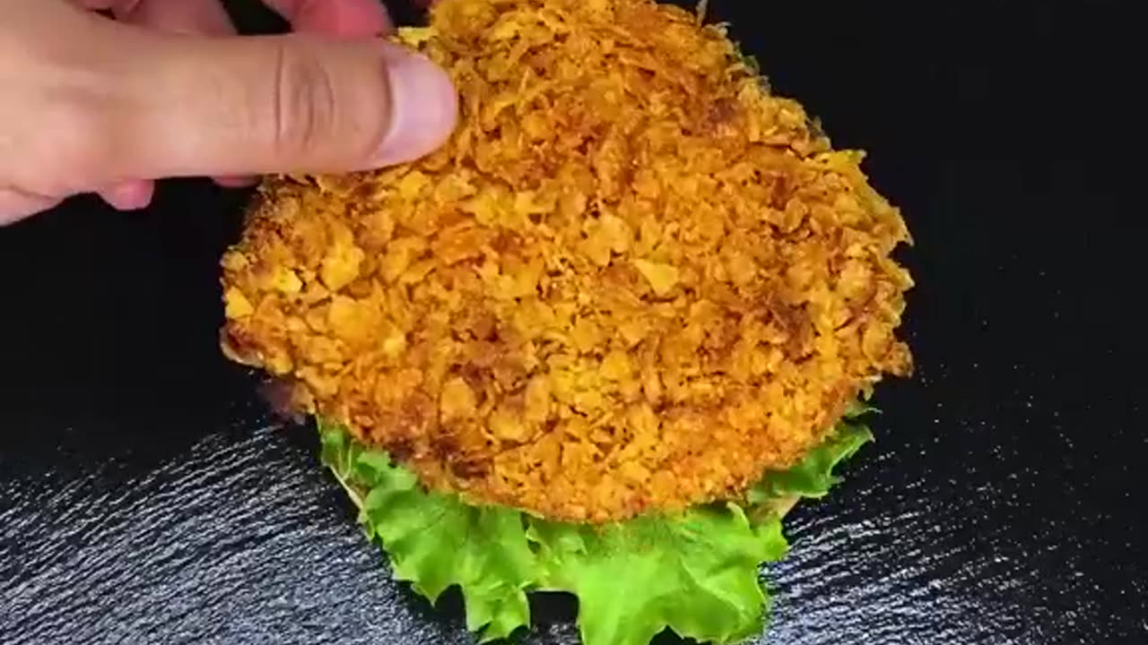 High Protein Crispy Chicken Burgers