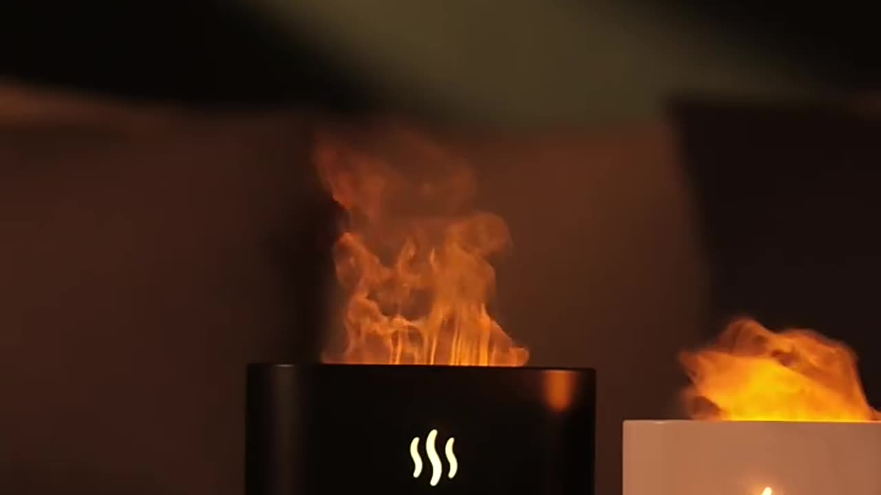 Flame humidifier