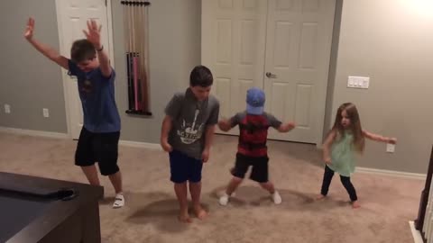 When little sister wants to dance!