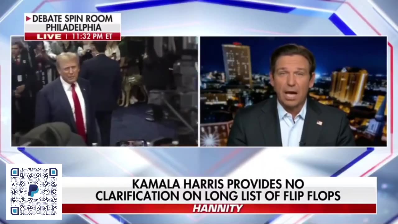 Gov Desantis Rips ABC News Moderators