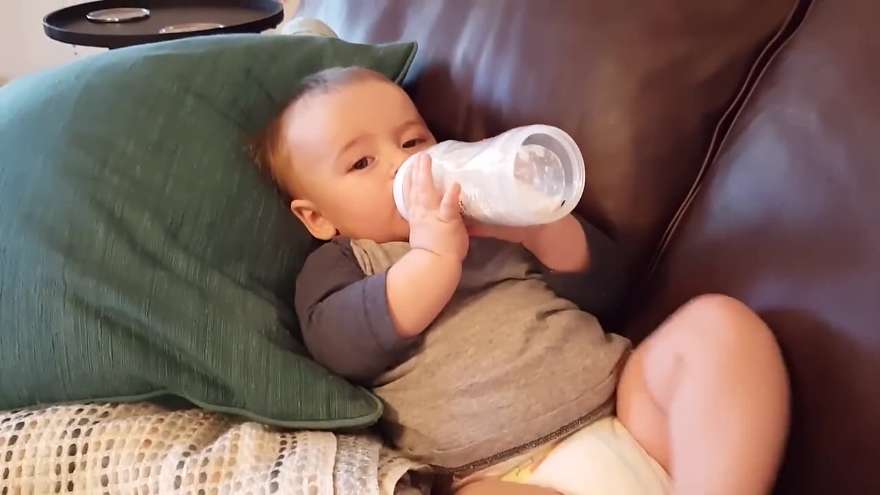 Baby with Bottle