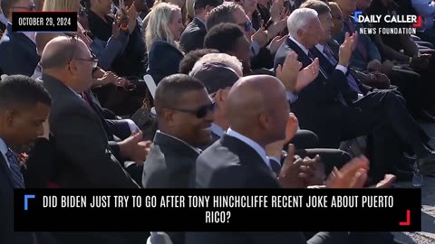 Did Biden Just Call Out Comedian Tony Hinchcliffe?