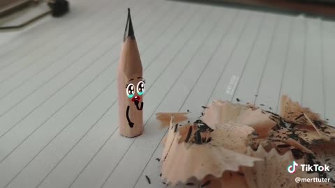 Pencil and sharpener