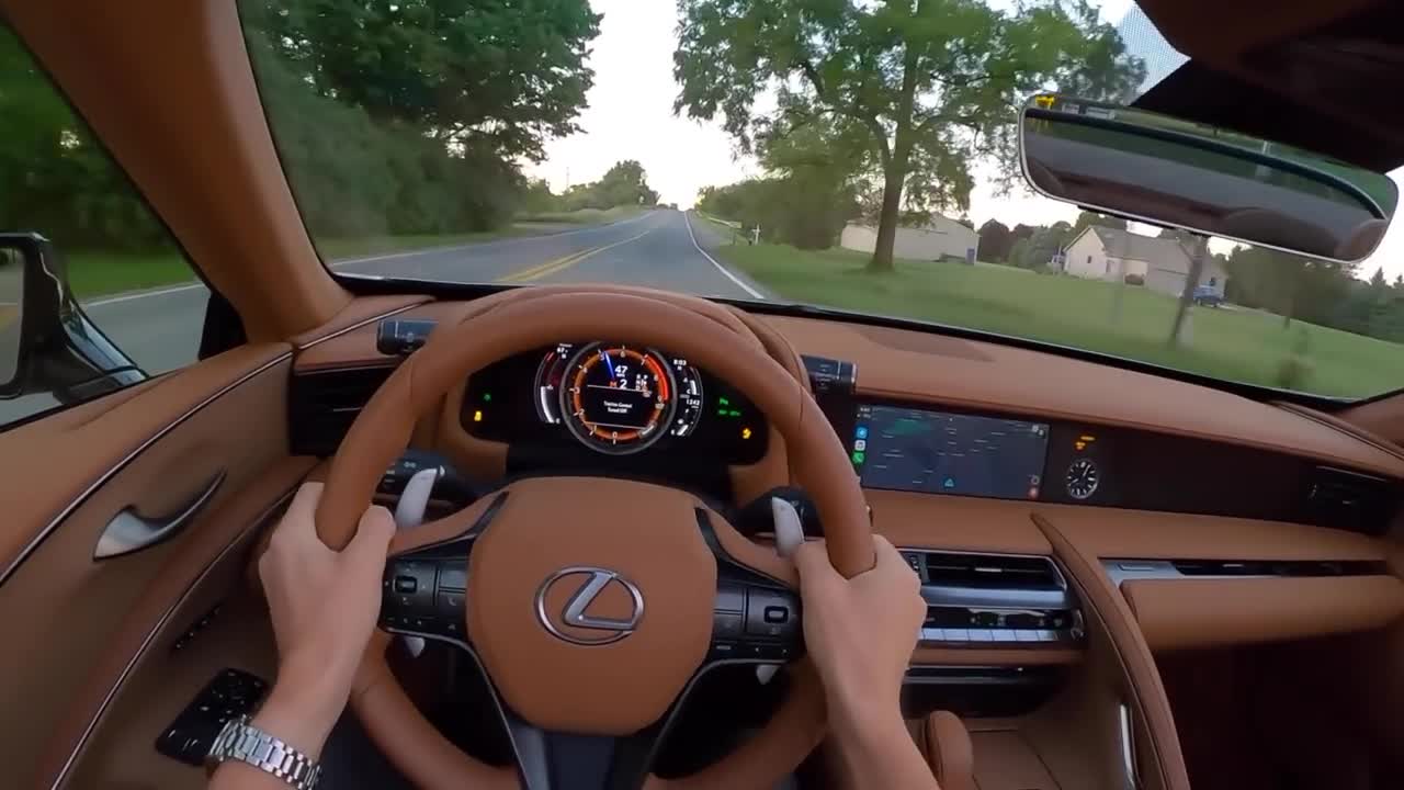 2021 Lexus LC 500 Convertible - POV Driving Impressions