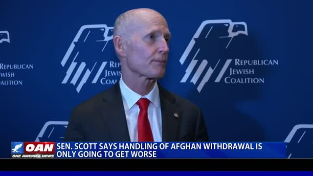 Sen. Scott says handling of Afghan withdrawal is only going to get worse