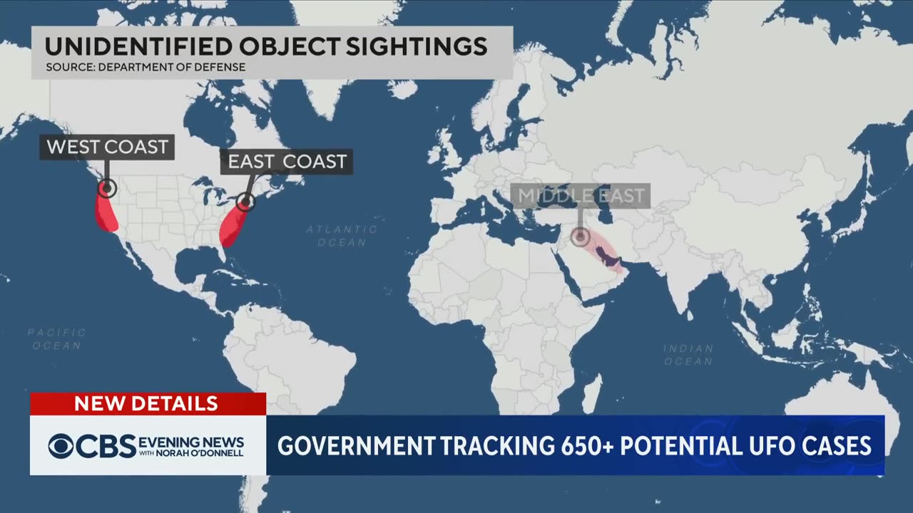 US Government tracking more than 600 UFOs 🛸 👀