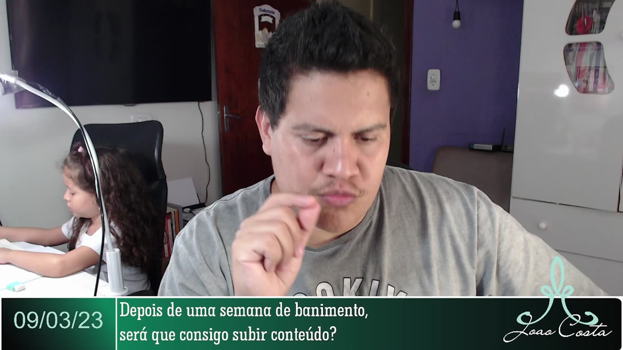 Depois de uma semana de banimento, será que consigo subir conteúdo?