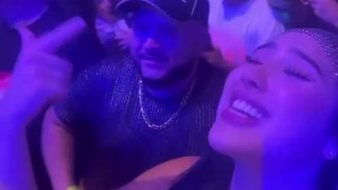 Aída Victoria Merlano también se gozó el cumpleaños de Mr Black en Cartagena