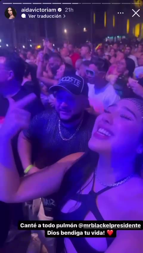 Aída Victoria Merlano también se gozó el cumpleaños de Mr Black en Cartagena