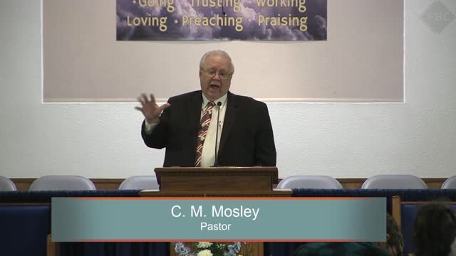 Pastor C. M. Mosley, Why Men Need Help, Jeremiah 10:23