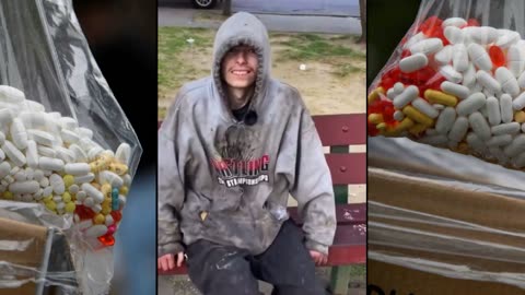 19 year old homeless drug addict shows the state of his body