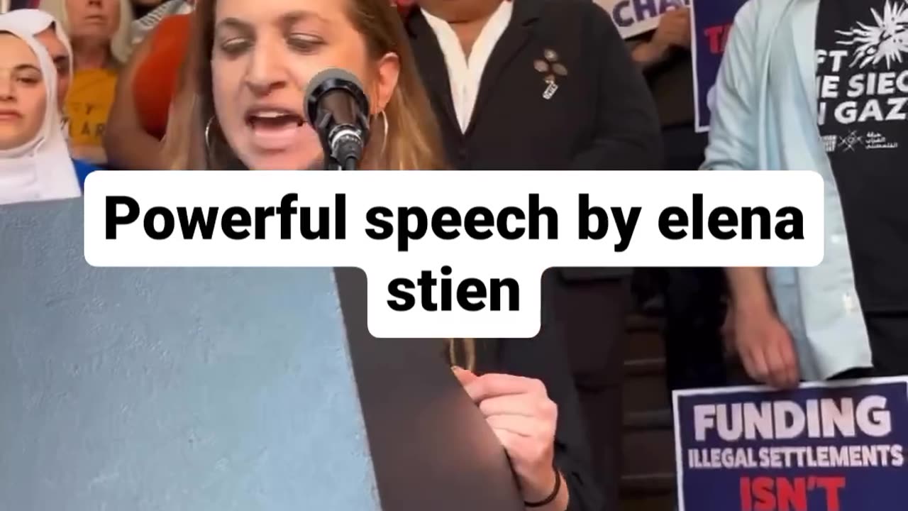 Powerful speech by elena stien