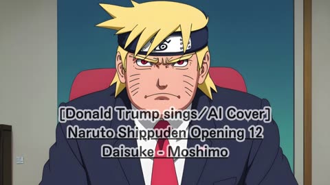 [Donald Trump sings/AI Cover] Naruto: Shippuden Opening 12 | Daisuke - Moshimo