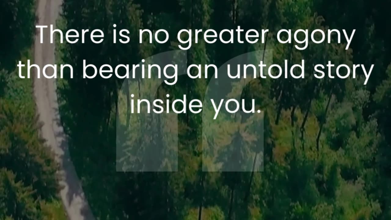 Discover the transformative power of sharing our stories #motivation