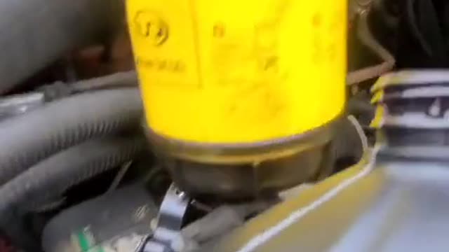 Filling diesel filter