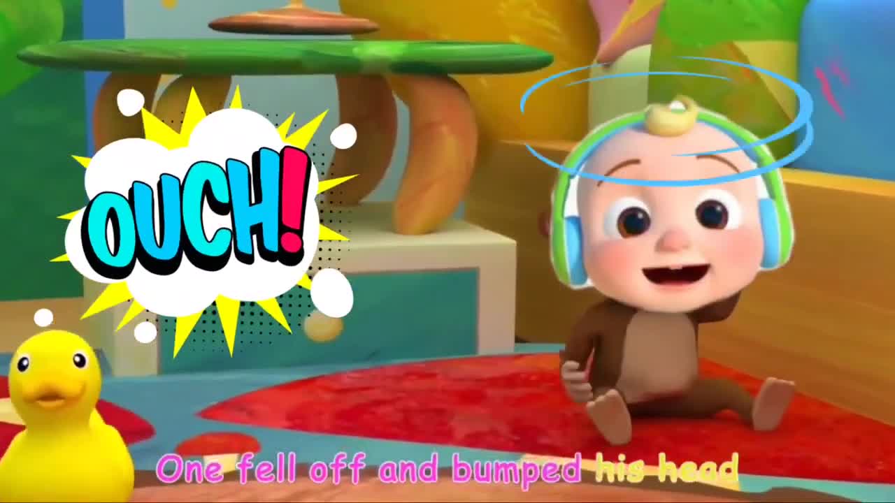 Five little Monkeys Jumping on the Bed but JJ Cocomelon| Nursery Rhymes&Kids So| Best nursery rhymes